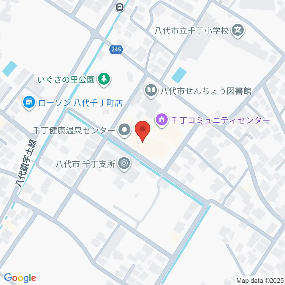 八代市公民館周辺のカフェ一覧地図