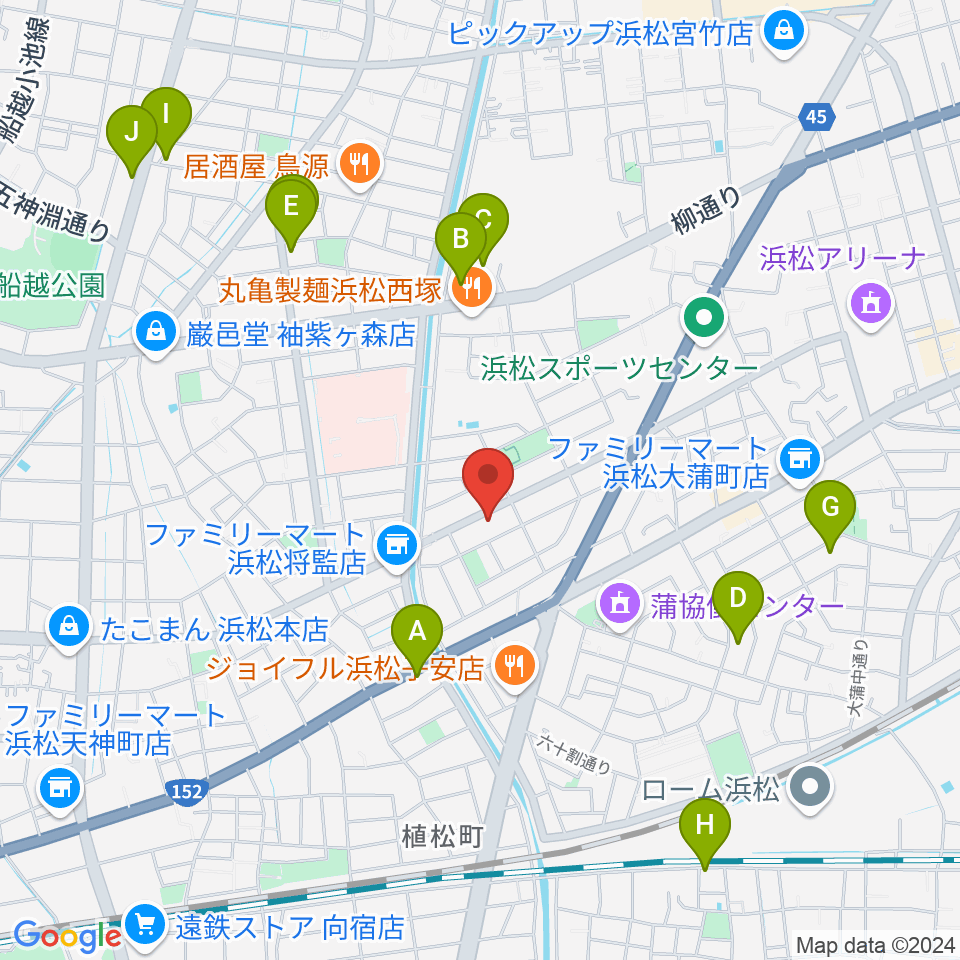 将監ハルソニックスタジオ周辺のカフェ一覧地図