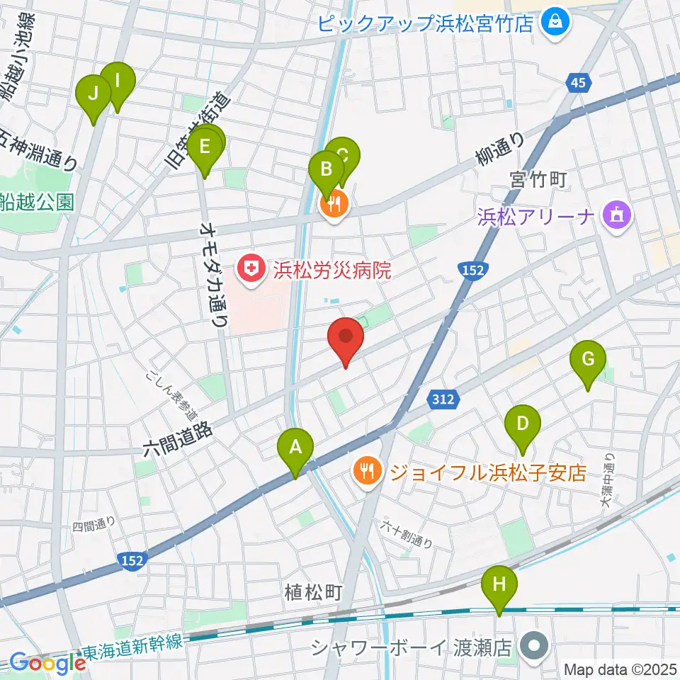 将監ハルソニックスタジオ周辺のカフェ一覧地図