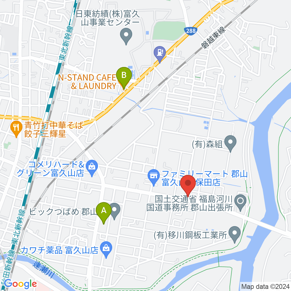 STUDIO WIN周辺のカフェ一覧地図