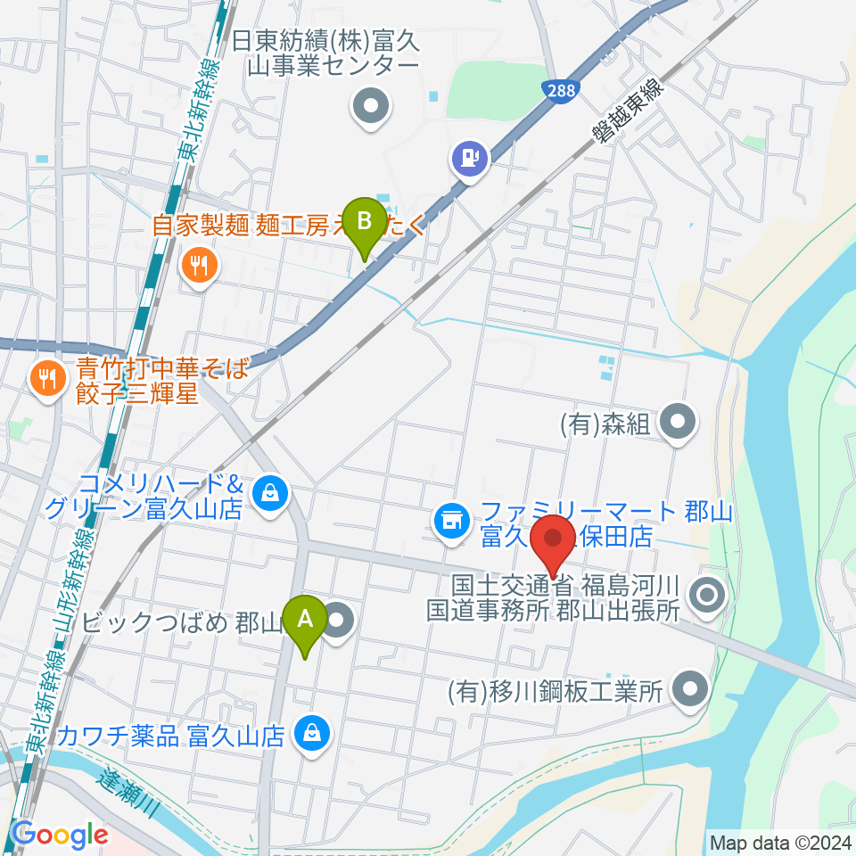 STUDIO WIN周辺のカフェ一覧地図