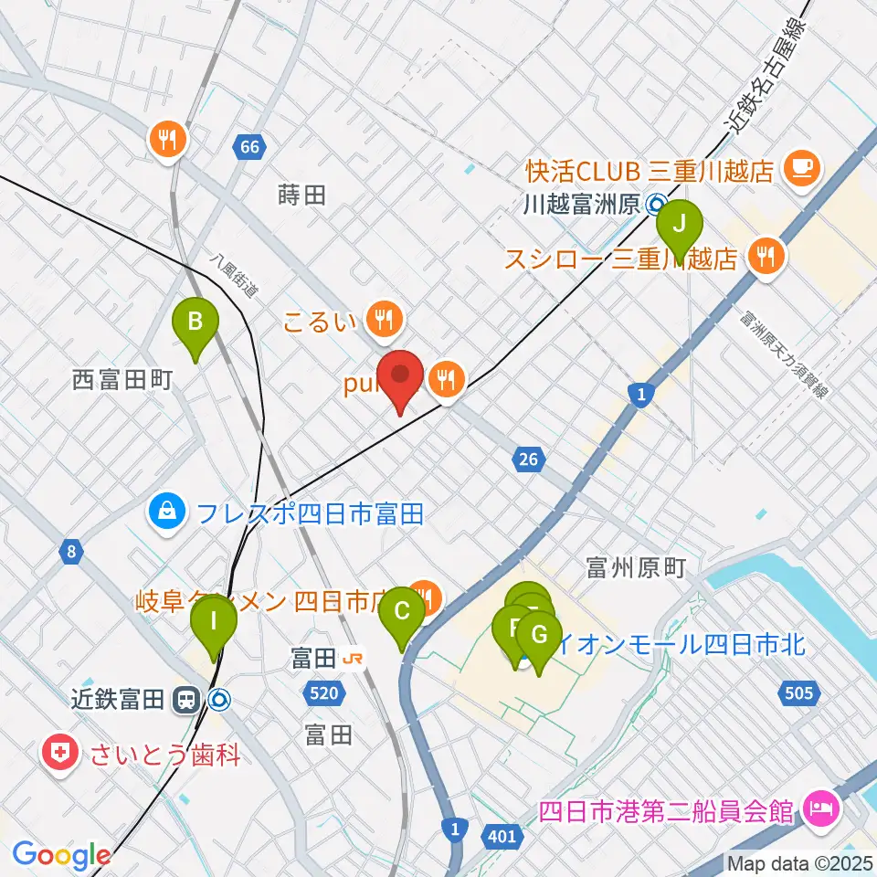 HOLYHOUSE STUDIOS周辺のカフェ一覧地図