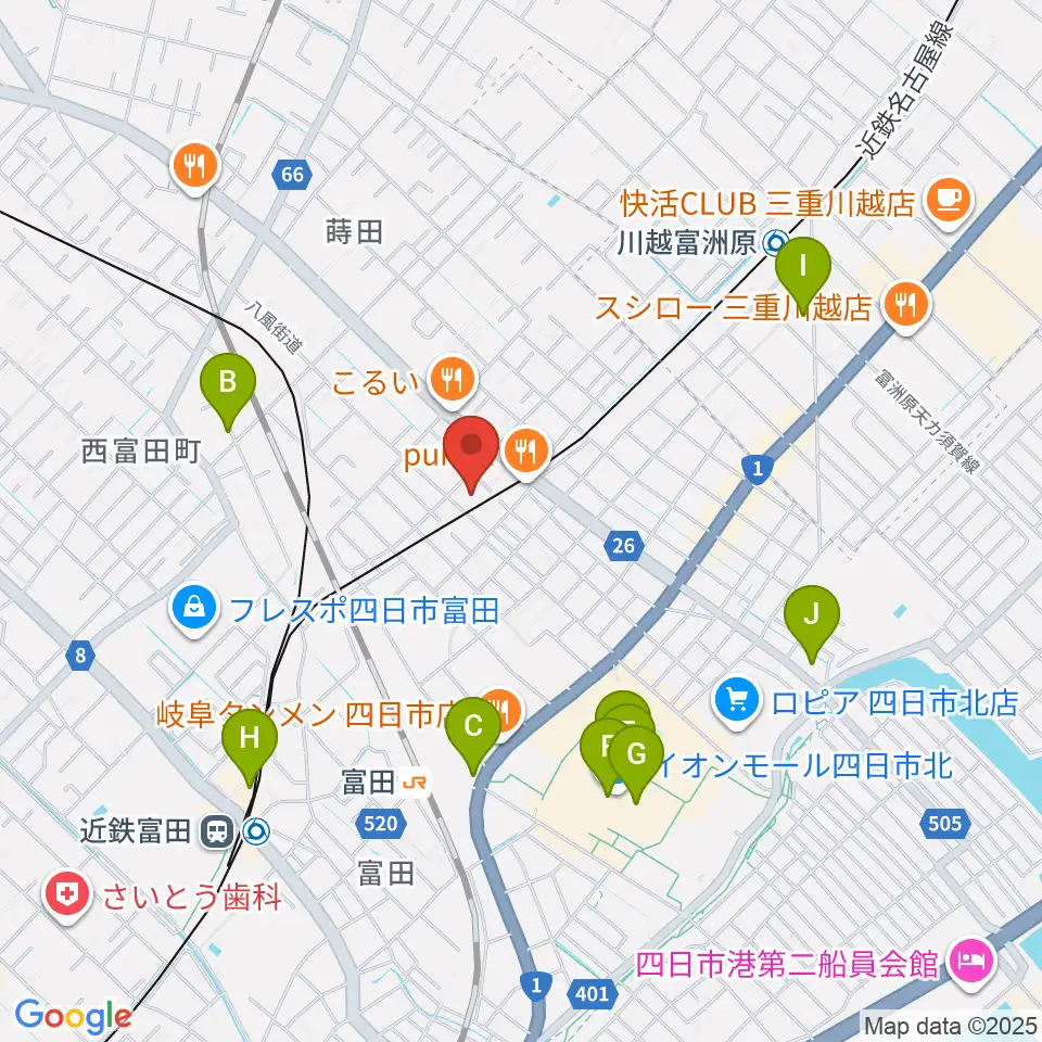 HOLYHOUSE STUDIOS周辺のカフェ一覧地図