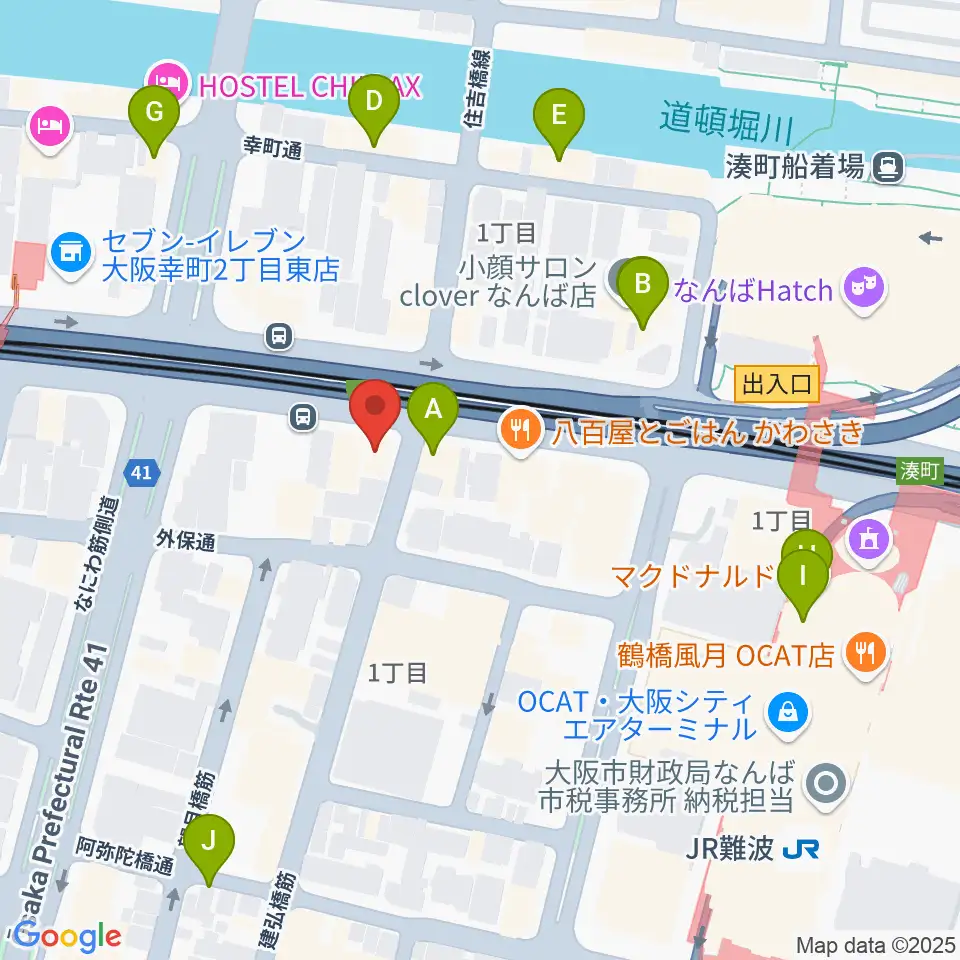 Drum&Bass Records周辺のカフェ一覧地図