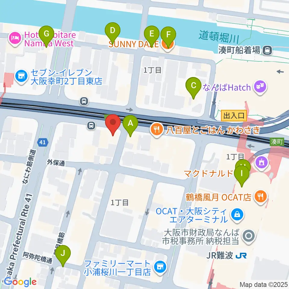 Drum&Bass Records周辺のカフェ一覧地図