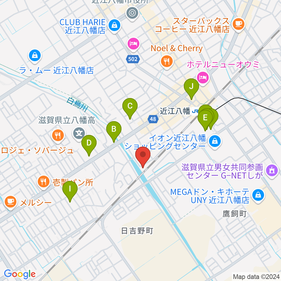 コミュニティカフェ スマイル周辺のカフェ一覧地図