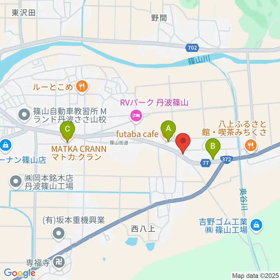 WASHIO GUITAR SCHOOL周辺のカフェ一覧地図