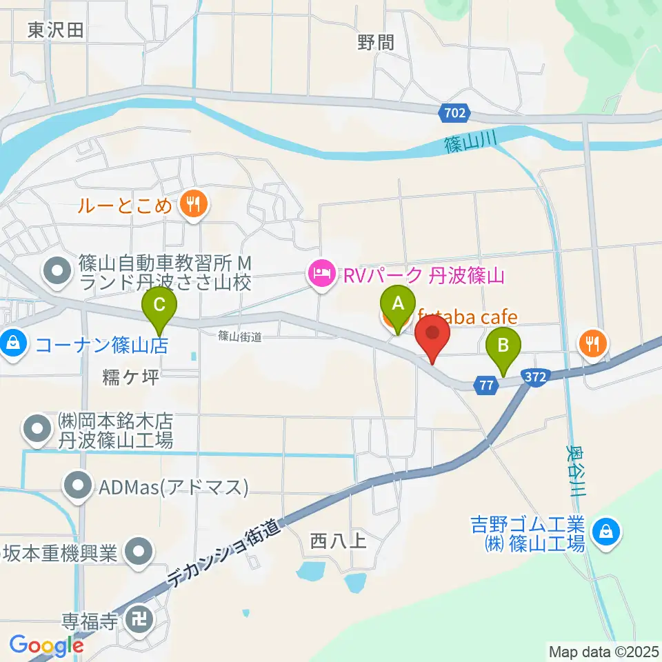 WASHIO GUITAR SCHOOL周辺のカフェ一覧地図