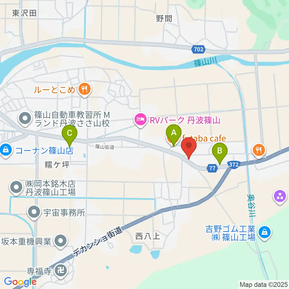 WASHIO GUITAR SCHOOL周辺のカフェ一覧地図