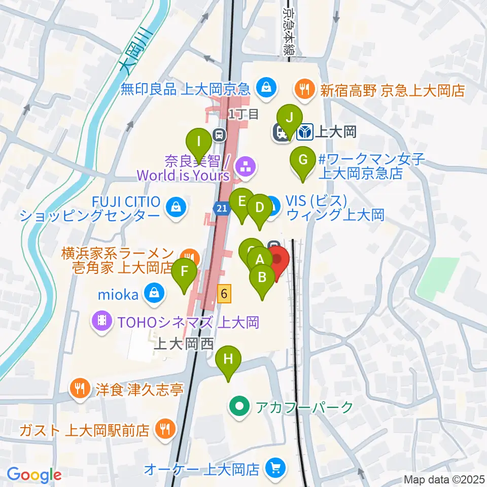 港南区民文化センター ひまわりの郷周辺のカフェ一覧地図