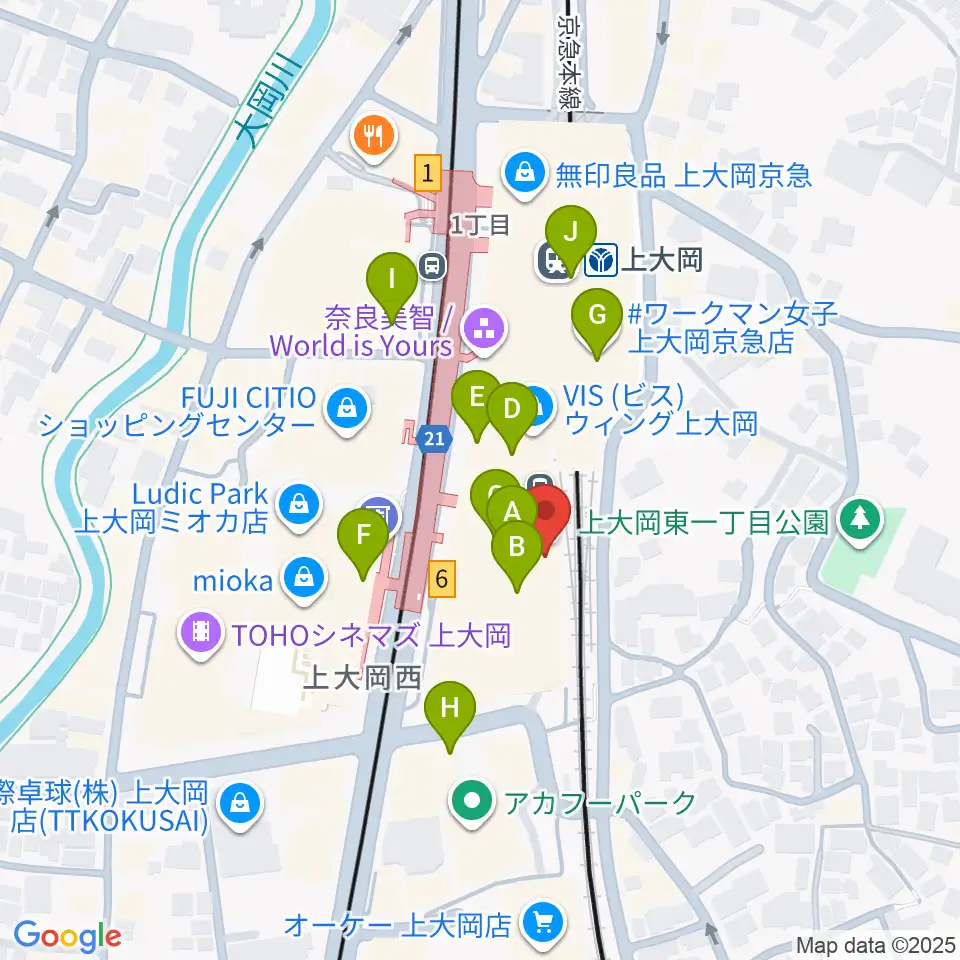 港南区民文化センター ひまわりの郷周辺のカフェ一覧地図