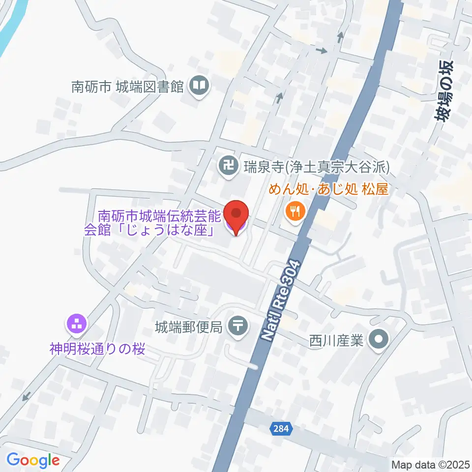 じょうはな座周辺のカフェ一覧地図