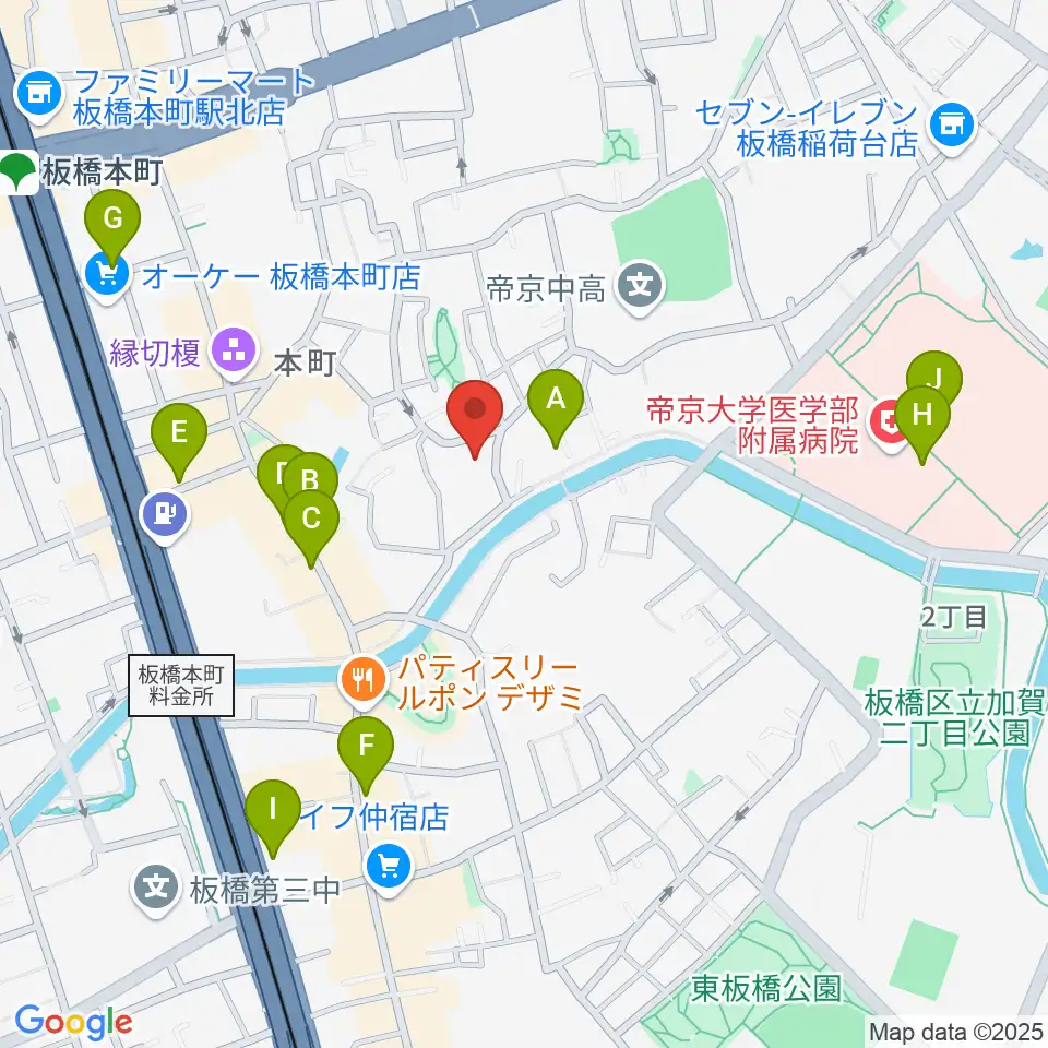 リボーンウッドスタジオ周辺のカフェ一覧地図