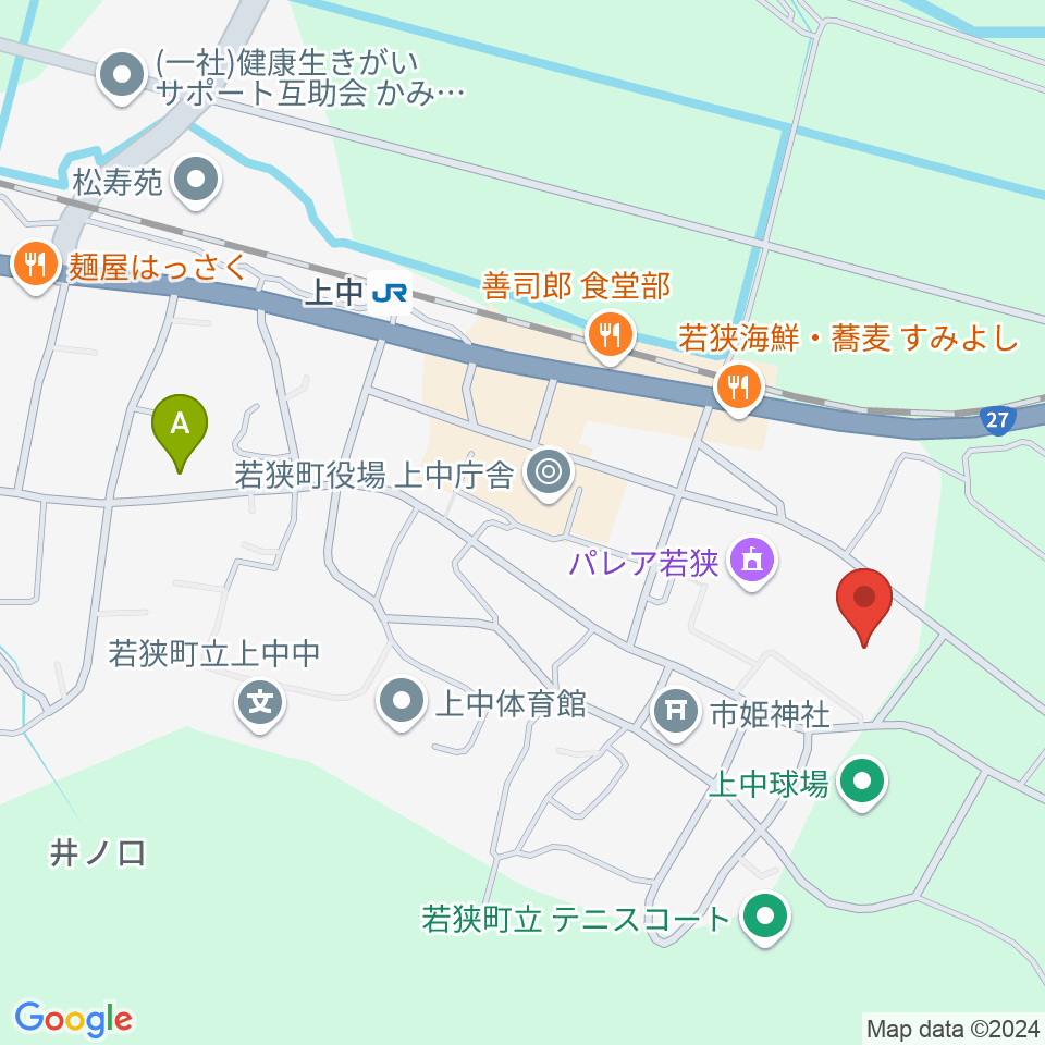 パレア若狭周辺のカフェ一覧地図