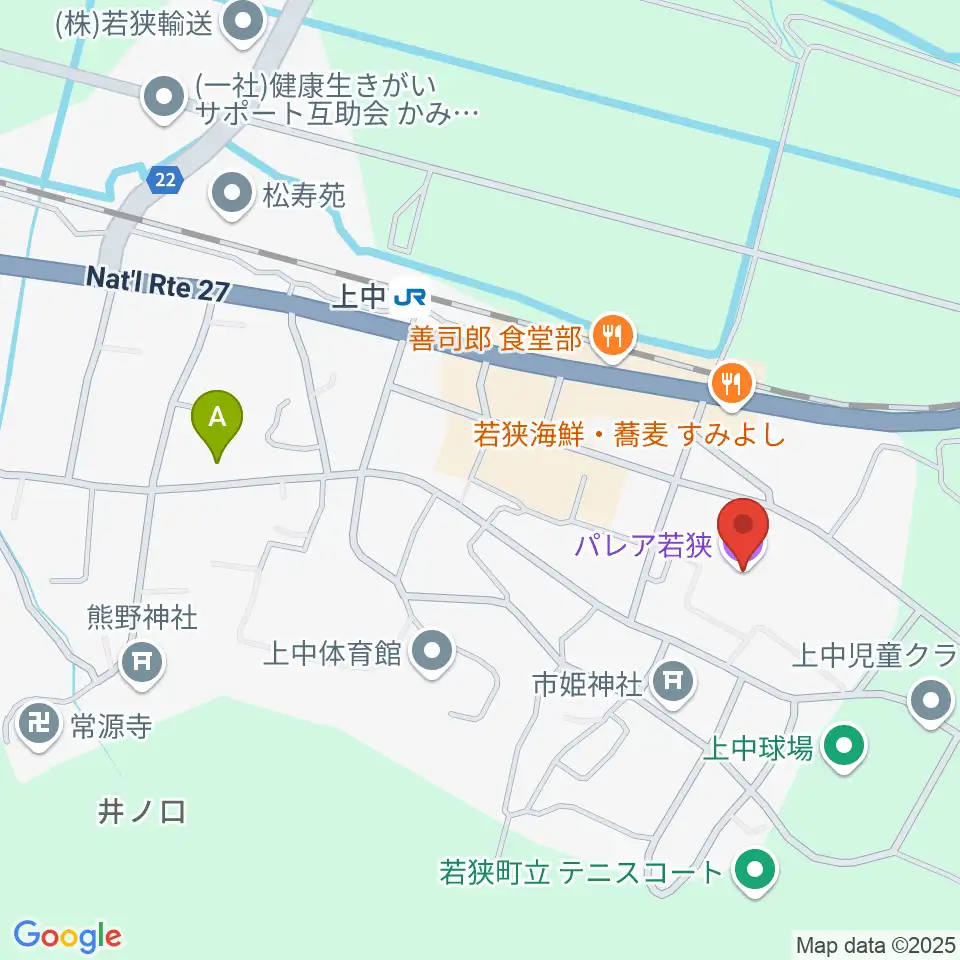 パレア若狭周辺のカフェ一覧地図