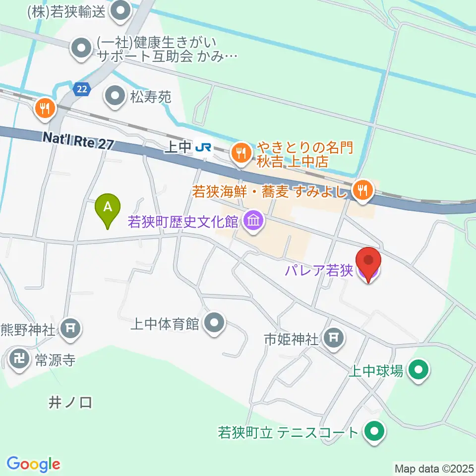 パレア若狭周辺のカフェ一覧地図