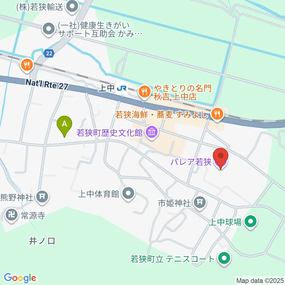 パレア若狭周辺のカフェ一覧地図
