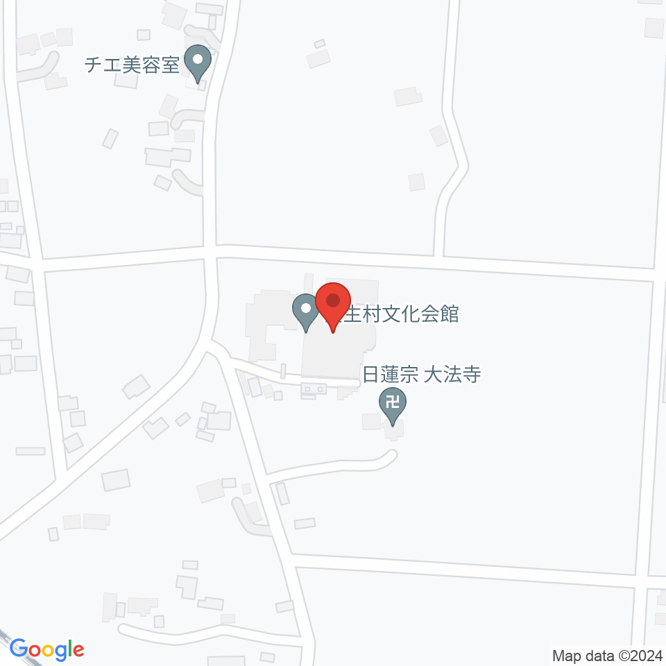 長生村文化会館周辺のカフェ一覧地図