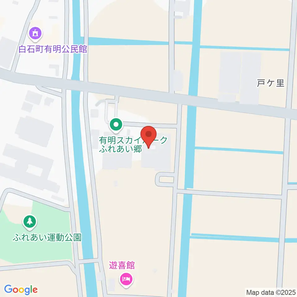 有明スカイパーク ふれあい郷周辺のカフェ一覧地図