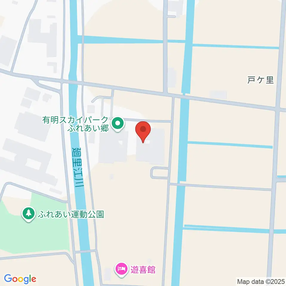 有明スカイパークふれあい郷周辺のカフェ一覧地図