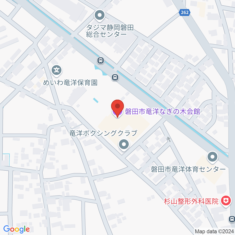 磐田市竜洋なぎの木会館周辺のカフェ一覧地図