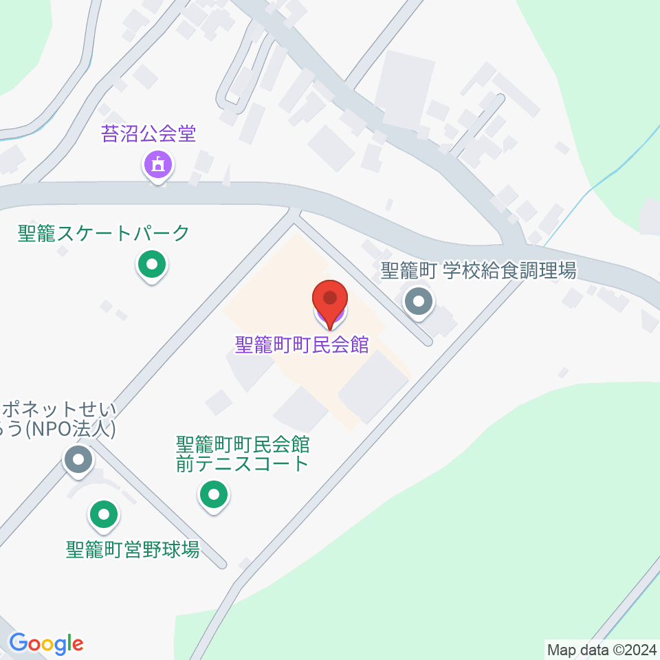 聖籠町文化会館周辺のカフェ一覧地図