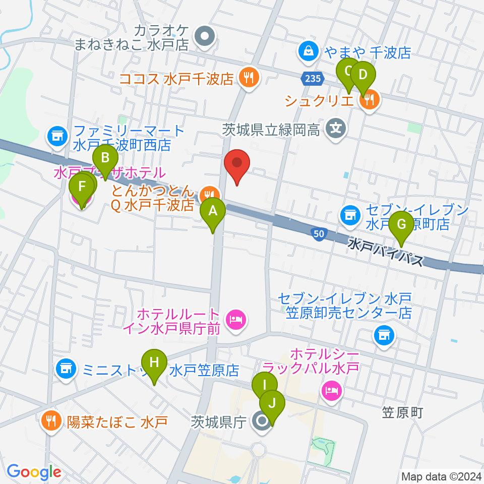 セキショウ・ウェルビーイング福祉会館周辺のカフェ一覧地図