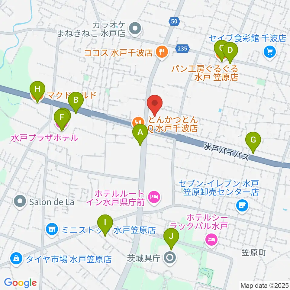 セキショウ・ウェルビーイング福祉会館周辺のカフェ一覧地図