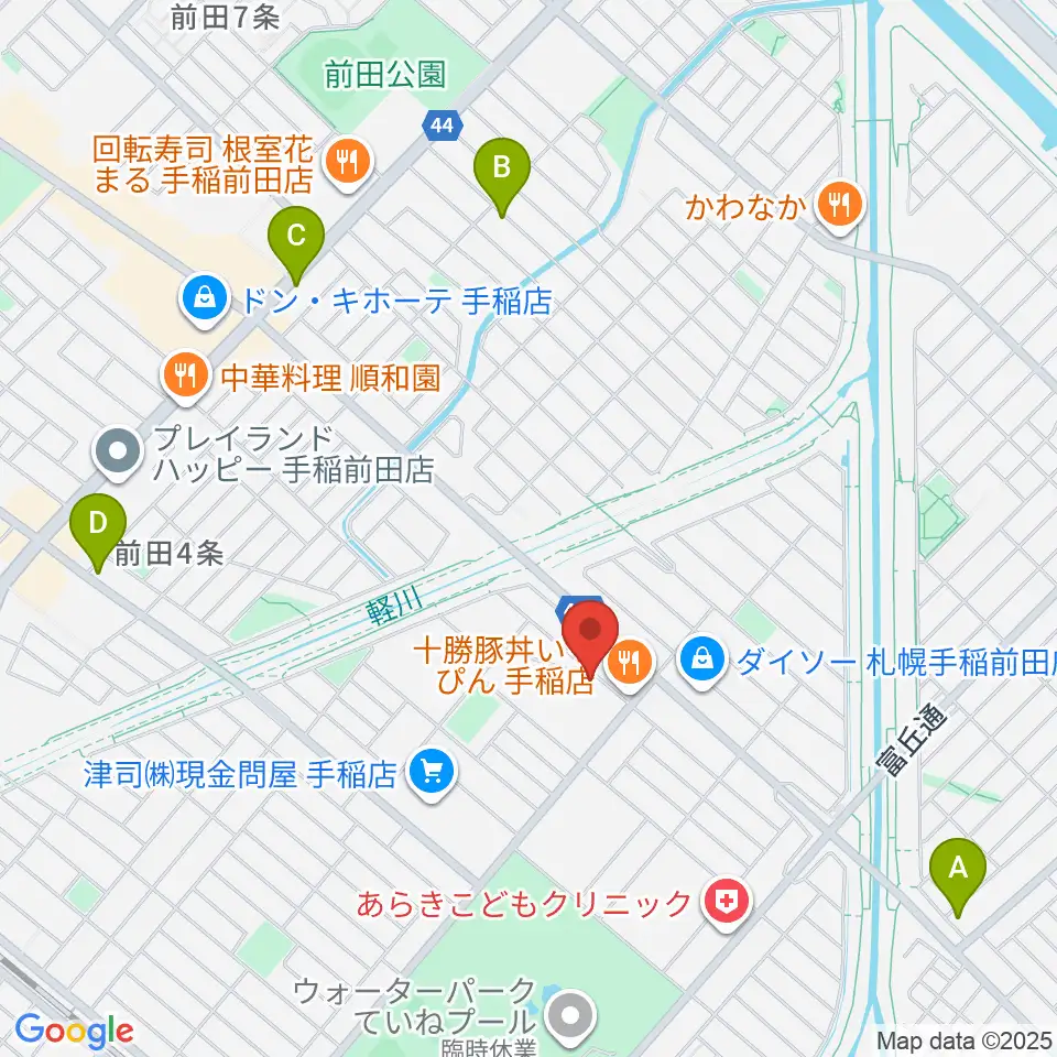 ニューホープ札幌ホール周辺のカフェ一覧地図