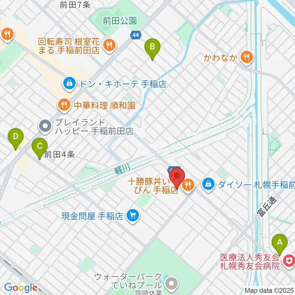 ニューホープ札幌ホール周辺のカフェ一覧地図