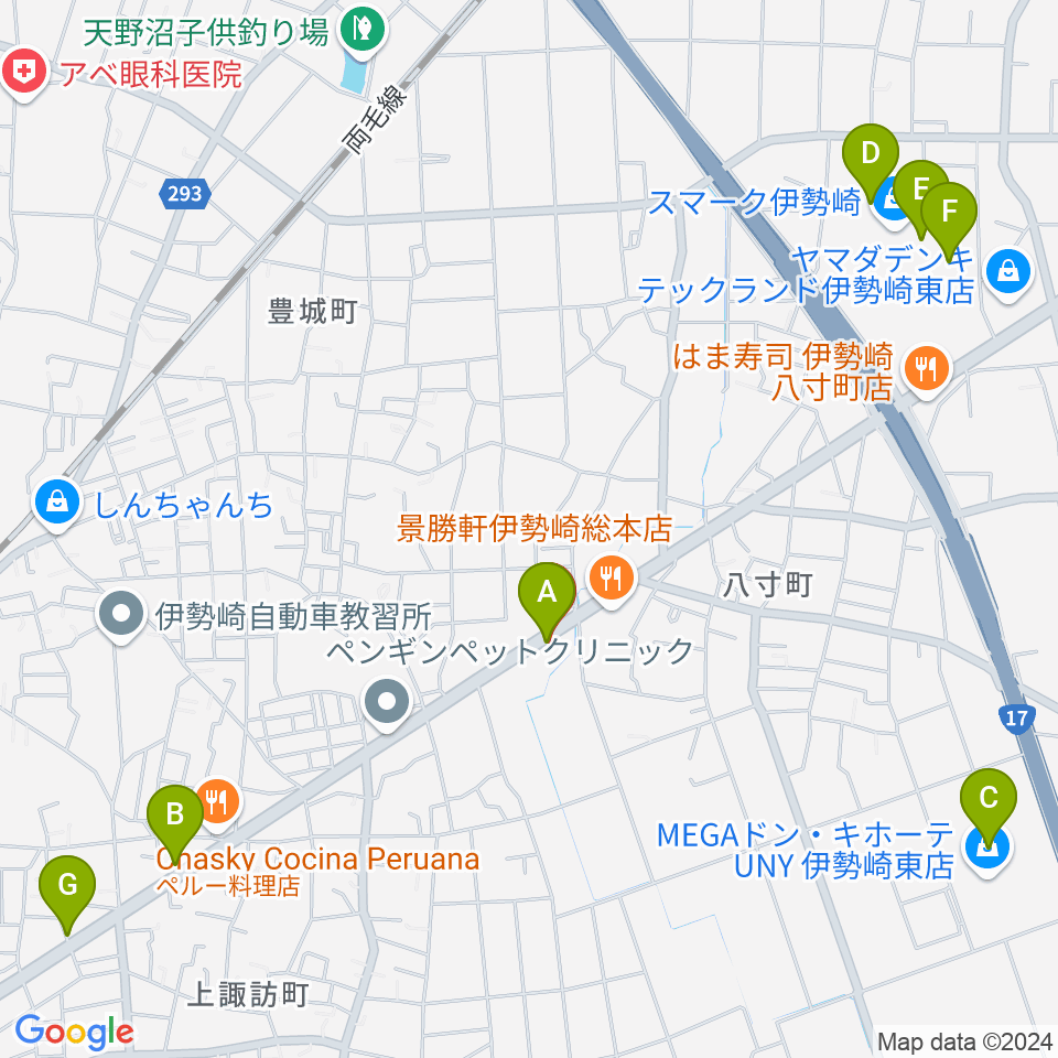 cap music カプミュージック周辺のカフェ一覧地図