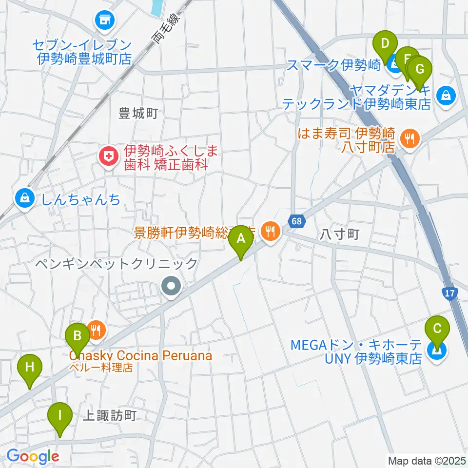 cap music カプミュージック周辺のカフェ一覧地図
