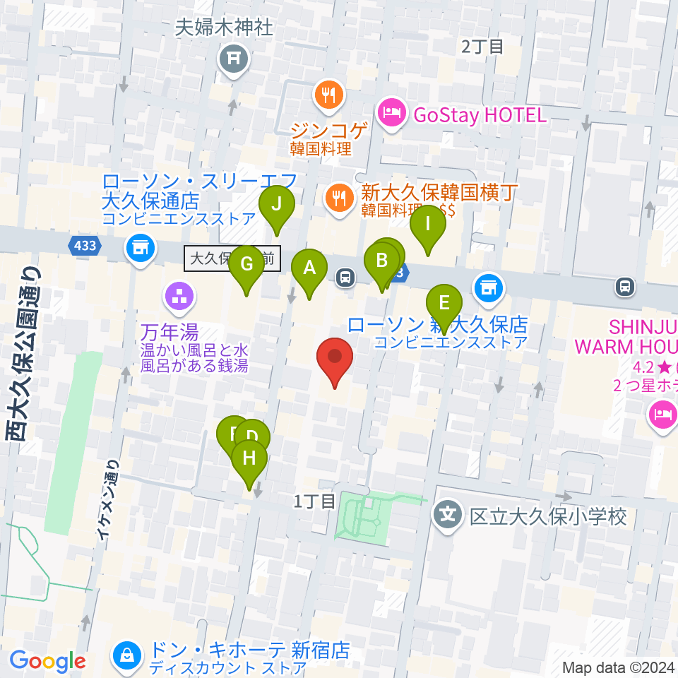 R'sアートコート周辺のカフェ一覧地図