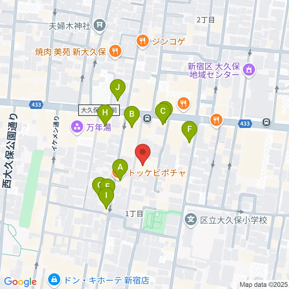 R'sアートコート周辺のカフェ一覧地図
