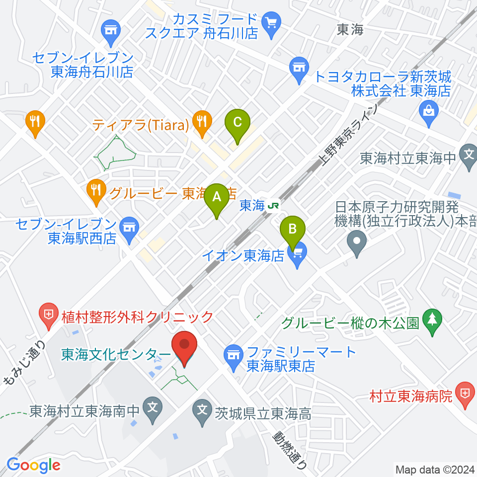東海文化センター周辺のカフェ一覧地図