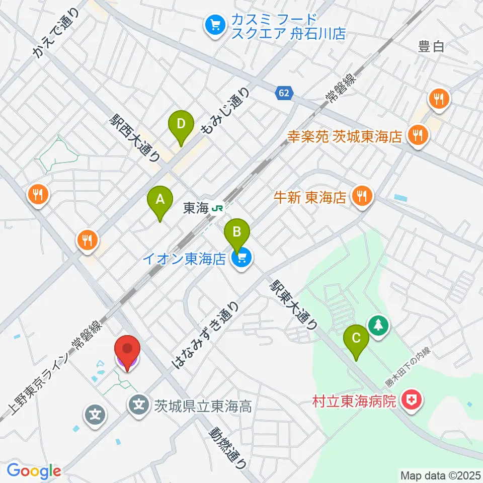 東海文化センター周辺のカフェ一覧地図