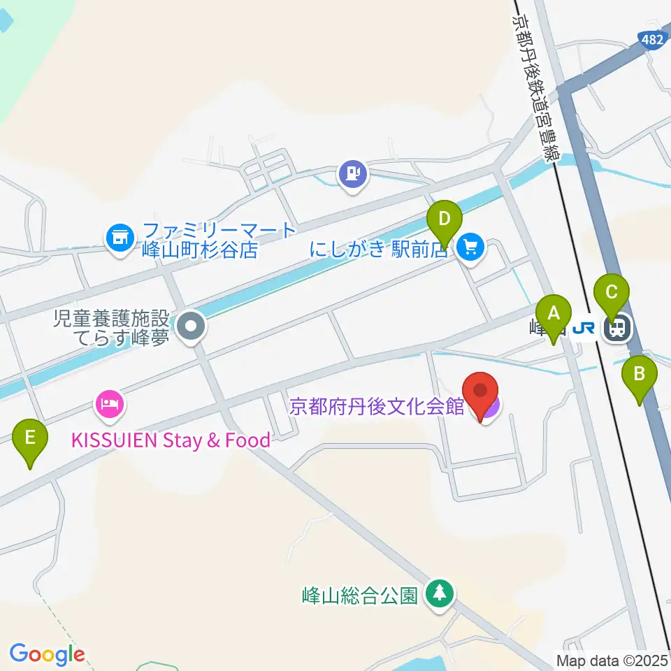 京都府丹後文化会館周辺のカフェ一覧地図