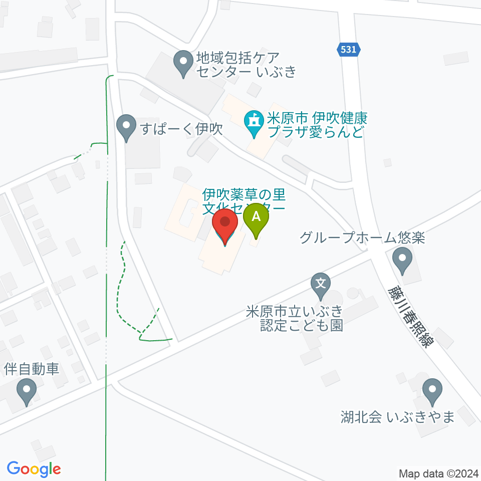 伊吹薬草の里文化センター周辺のカフェ一覧地図