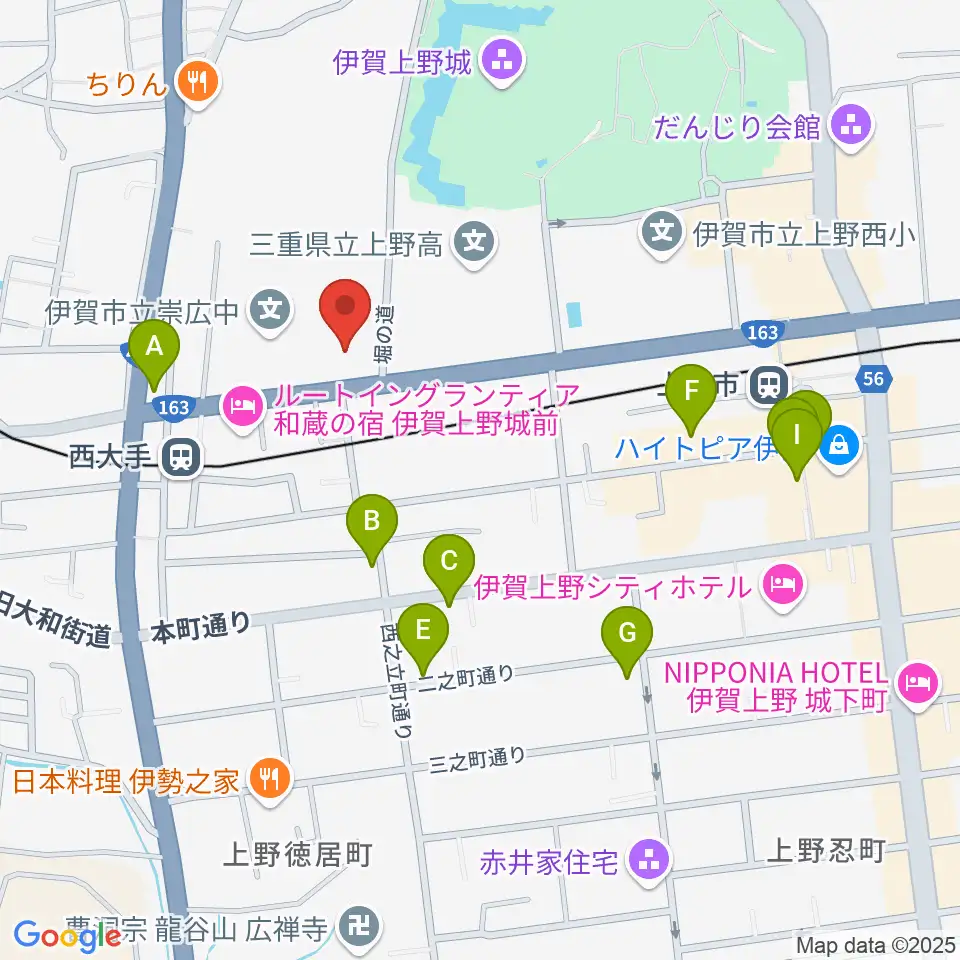 旧崇廣堂周辺のカフェ一覧地図