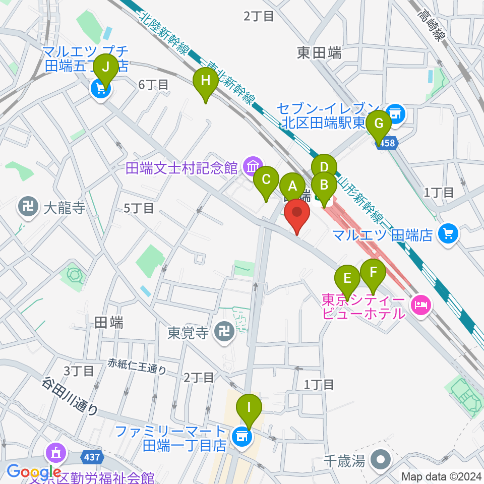 CPR STUDIO周辺のカフェ一覧地図