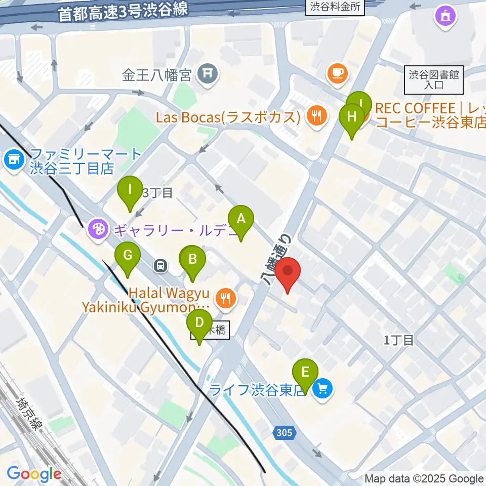 Studio S&S周辺のカフェ一覧地図