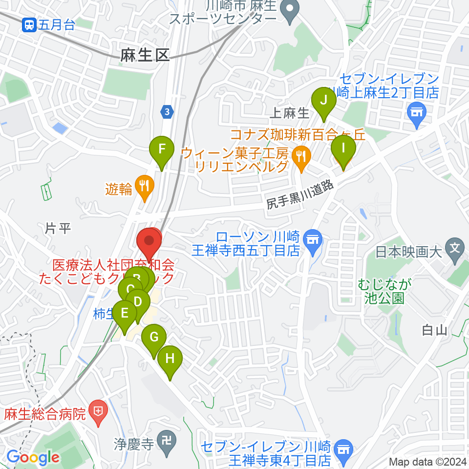 IL CONFORTO周辺のカフェ一覧地図