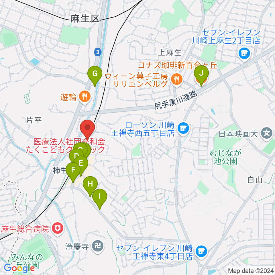 IL CONFORTO周辺のカフェ一覧地図