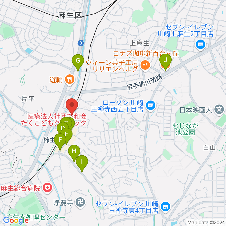 IL CONFORTO周辺のカフェ一覧地図