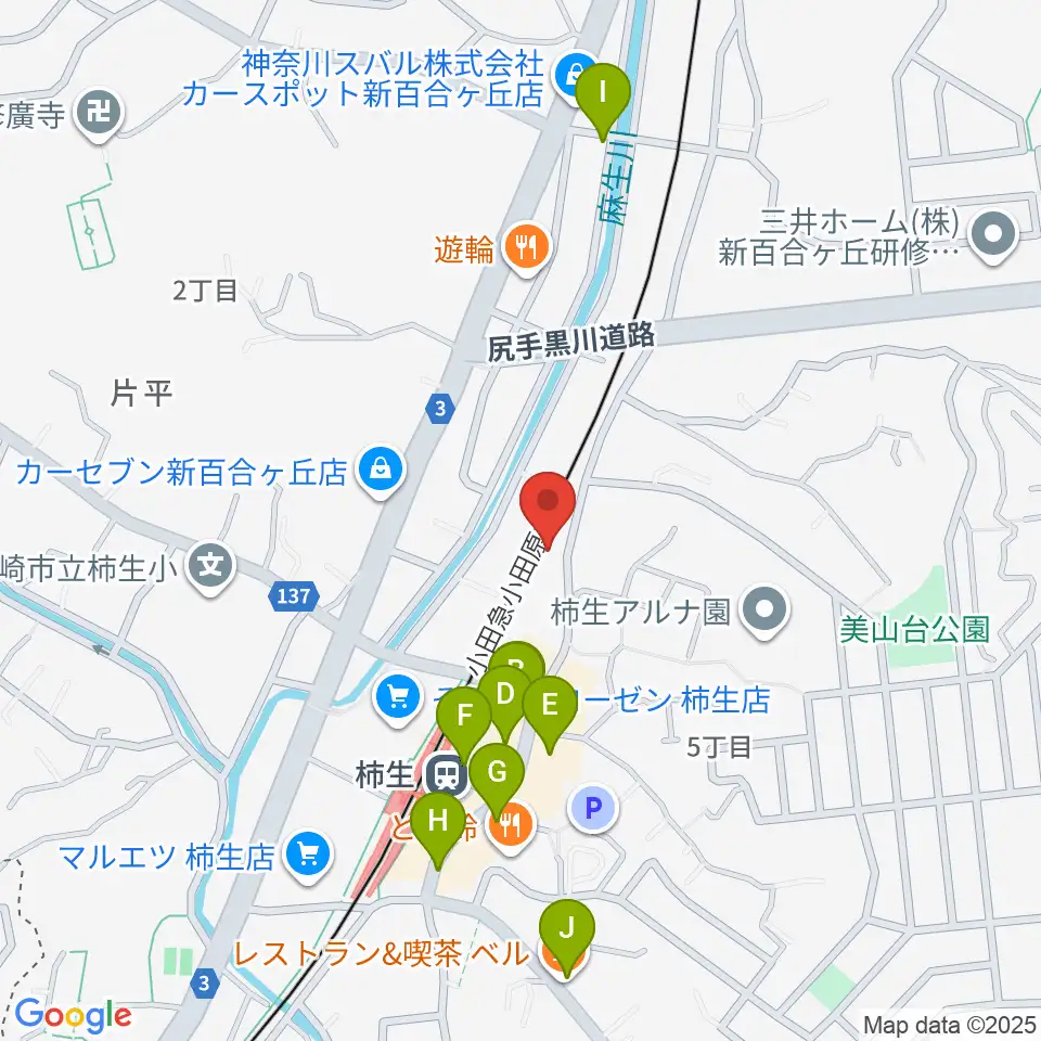 IL CONFORTO周辺のカフェ一覧地図