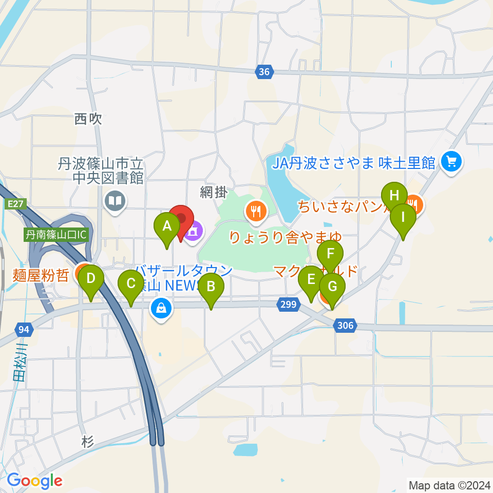 四季の森生涯学習センター周辺のカフェ一覧地図