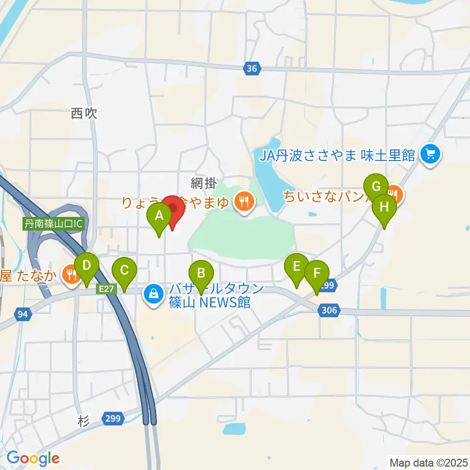 四季の森生涯学習センター周辺のカフェ一覧地図
