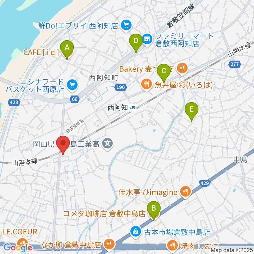 CROWD SURF周辺のカフェ一覧地図