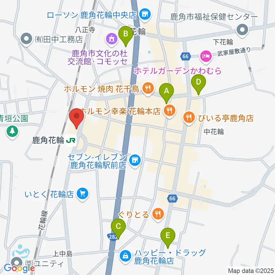 鹿角きりたんぽFM周辺のカフェ一覧地図
