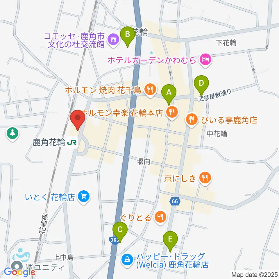 鹿角きりたんぽFM周辺のカフェ一覧地図